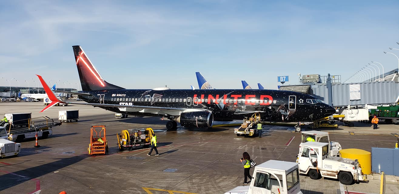 United Went All Out For New Star Wars Plane